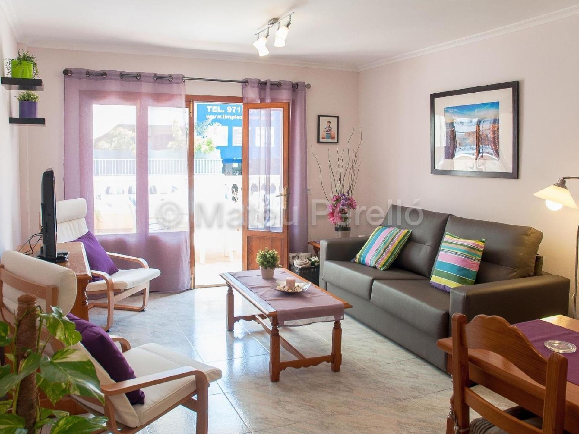 Wohnung In Son Baulo Mit Terrasse, Garten Und Grill Can Picafort  Zewnętrze zdjęcie