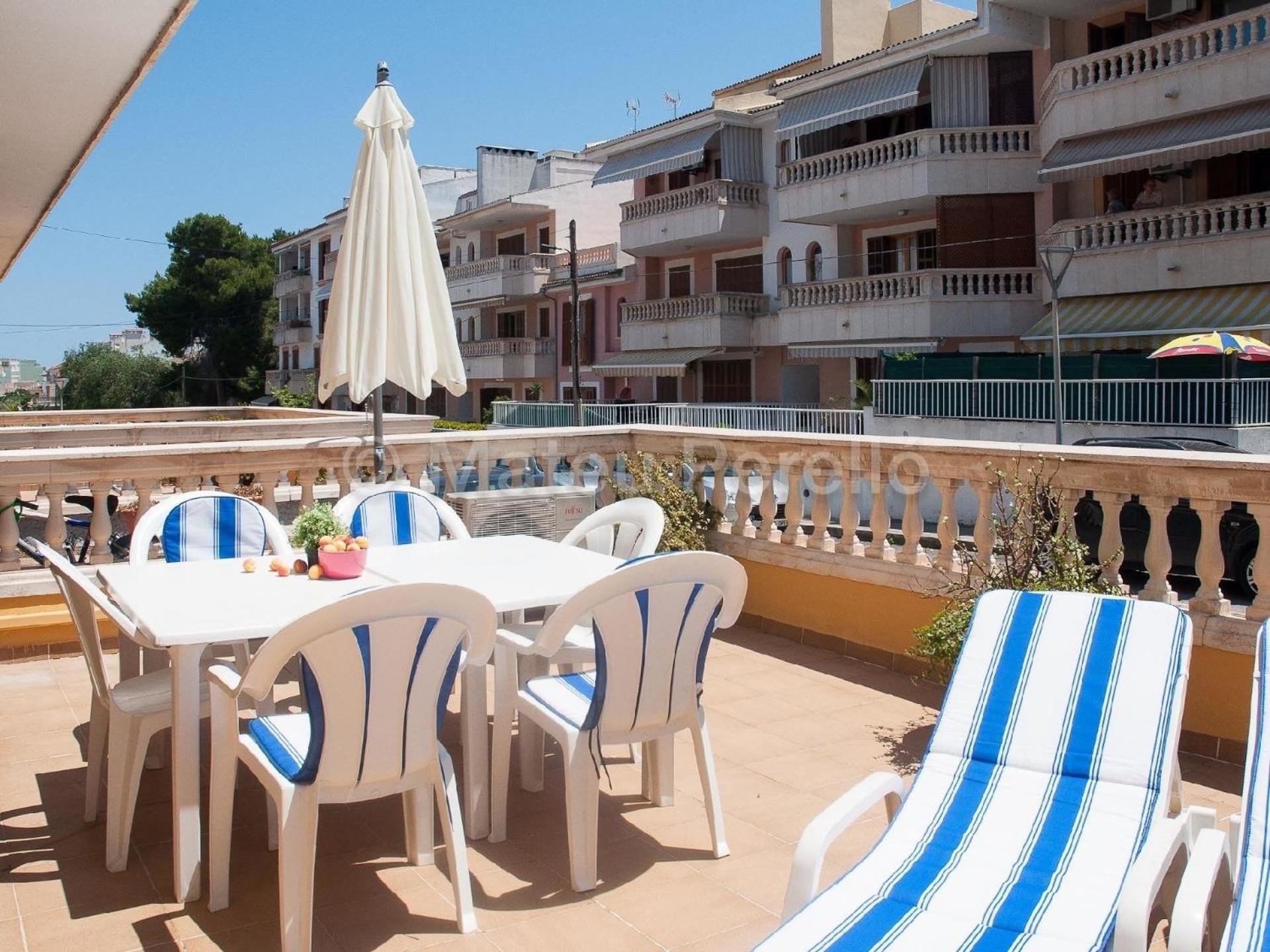 Wohnung In Son Baulo Mit Terrasse, Garten Und Grill Can Picafort  Zewnętrze zdjęcie